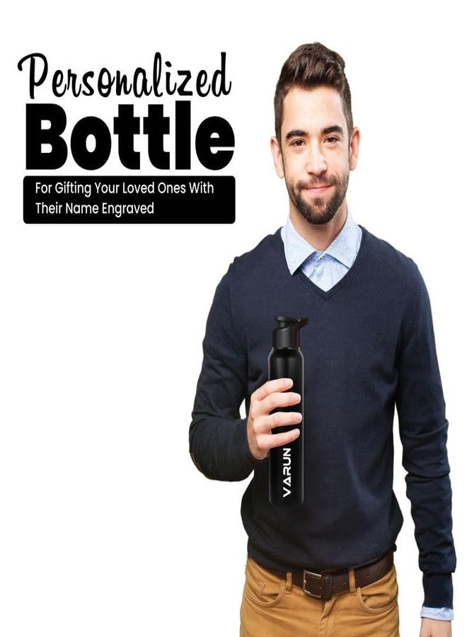 Speedex Stainless Steel Water Bottle 1 Ltr For Kids, Boys, Girls, 1 Litre Bottles for Gym, Sports, Fridge Use, School & Office - 1000ml, Black Colour, Sipper Cap - Image 4